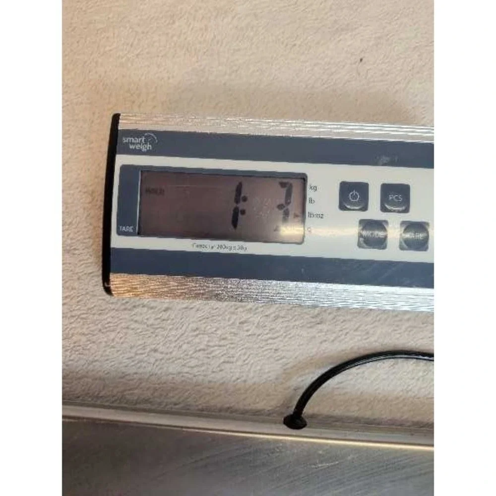 Smart Weigh ACE200 Digital Scale 440lb Capacity Stainless Steel Mail Kitchen